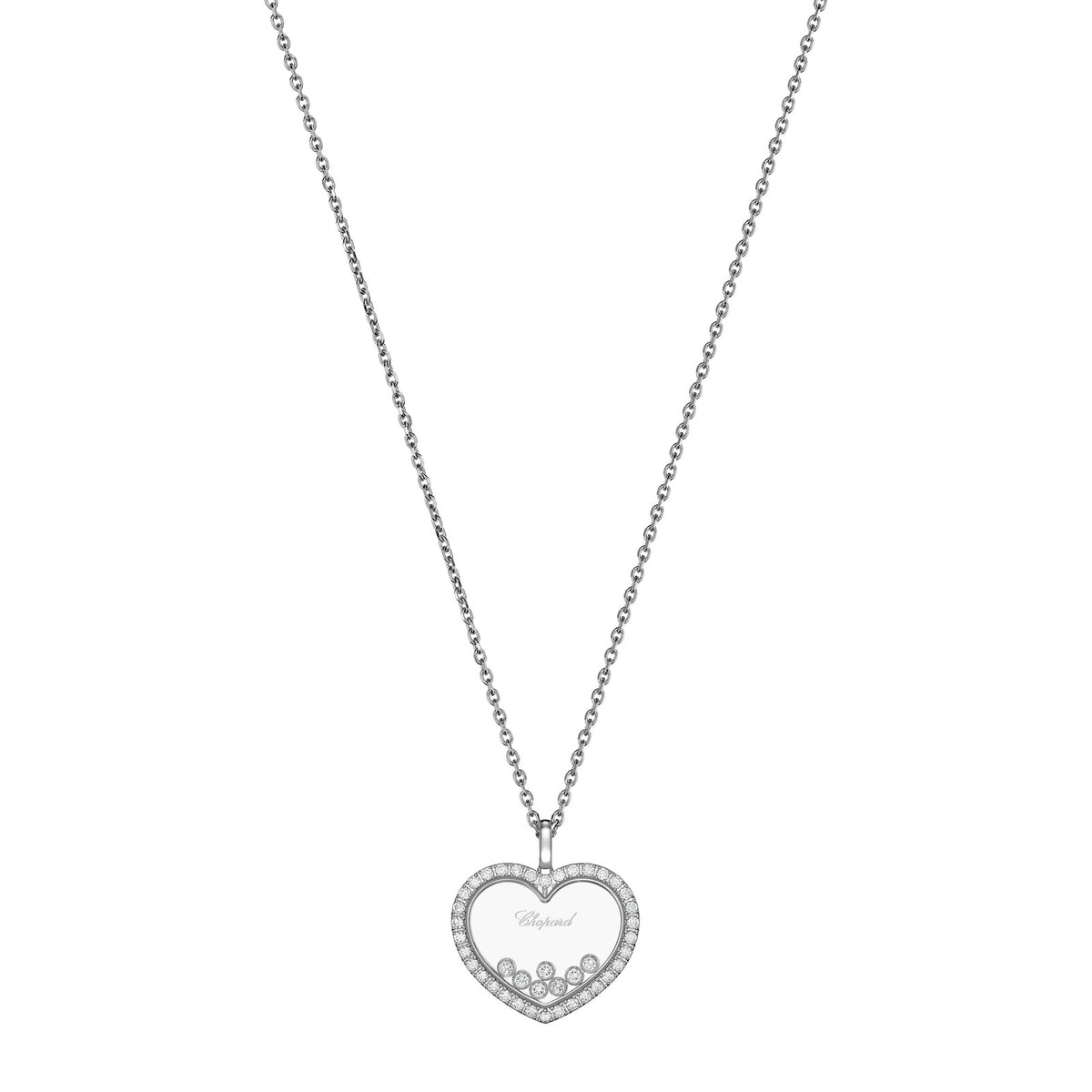 Chopard Happy Diamonds pendant in 18k ethical white gold