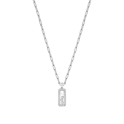 Chopard Happy Diamonds pendant in 18k ethical white gold with diamonds