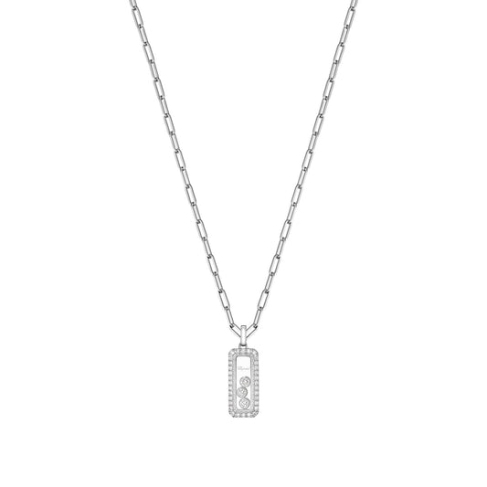 Chopard Happy Diamonds pendant in 18k ethical white gold with diamonds