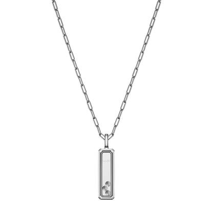 Chopard Happy Diamonds pendant in 18k ethical white gold, view 4