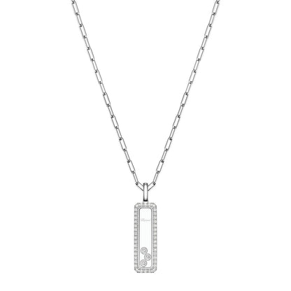 Chopard Happy Diamonds pendant in 18k ethical white gold with diamonds