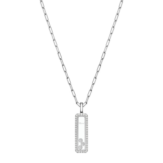 Chopard Happy Diamonds pendant in 18k ethical white gold with diamonds