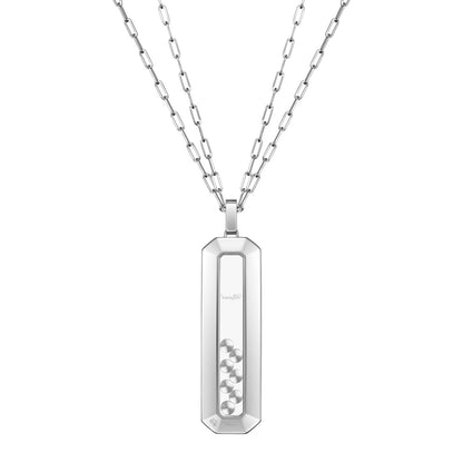 Chopard Happy Diamonds pendant in 18k ethical white gold, view 4