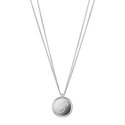 Chopard Happy Diamonds pendant in 18k ethical white and rose gold with moving diamonds, view 4