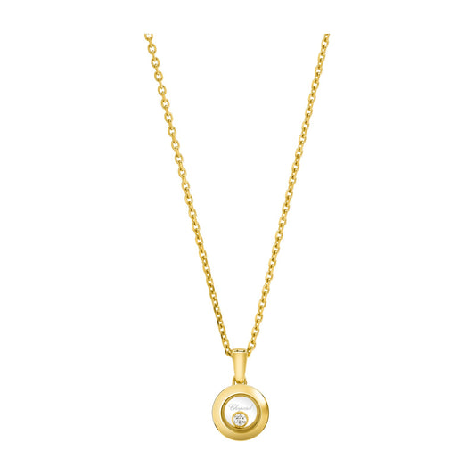 Chopard Happy Diamonds pendant in 18k ethical yellow gold with moving diamonds