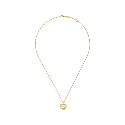 Chopard Happy Diamonds pendant in 18k ethical yellow gold with moving diamonds, view 3