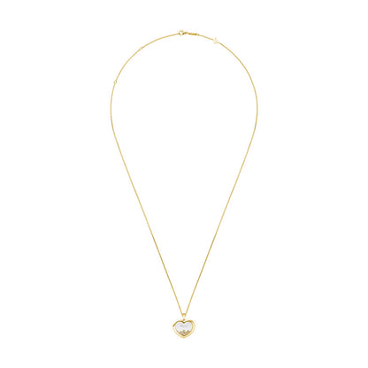 Chopard Happy Diamonds pendant in 18k ethical yellow gold with moving diamonds, view 3