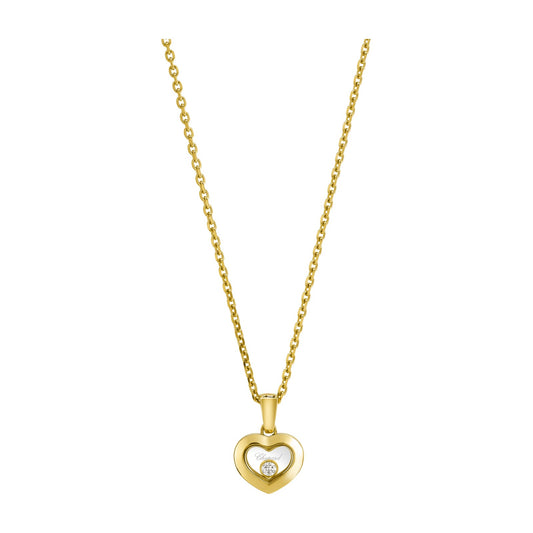 Chopard Happy Diamonds pendant in 18k ethical yellow gold with moving diamonds