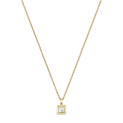 Chopard Happy Diamonds pendant in 18k ethical yellow gold with moving diamonds