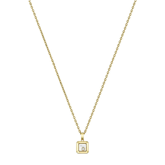 Chopard Happy Diamonds pendant in 18k ethical yellow gold with moving diamonds