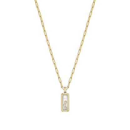 Chopard Happy Diamonds pendant in 18k ethical yellow gold with diamonds