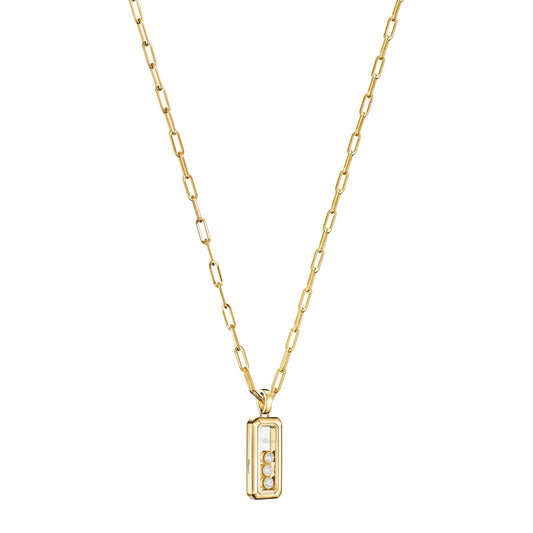 Chopard Happy Diamonds pendant in 18k ethical yellow gold with diamonds, view 2
