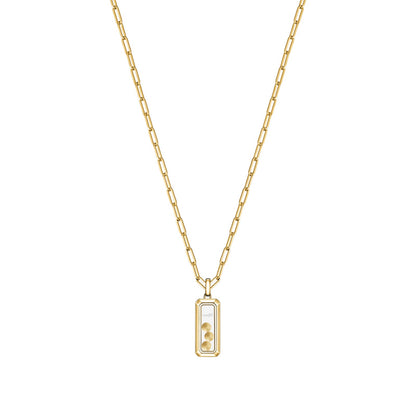 Chopard Happy Diamonds pendant in 18k ethical yellow gold with diamonds, view 4