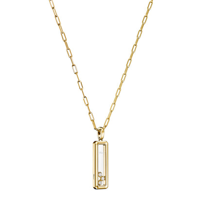 Chopard Happy Diamonds pendant in 18k ethical yellow gold with diamonds, view 2