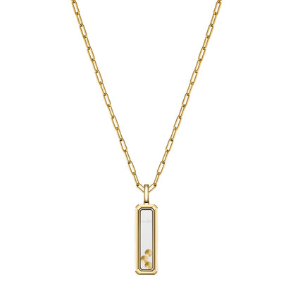 Chopard Happy Diamonds pendant in 18k ethical yellow gold with diamonds, view 4