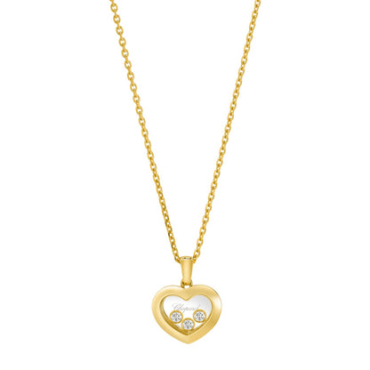 Chopard Happy Diamonds pendant in 18k ethical yellow gold with moving diamonds