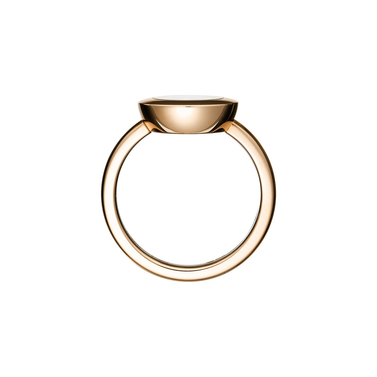 Chopard Happy Diamonds ring in 18k ethical rose gold with diamonds, view 3
