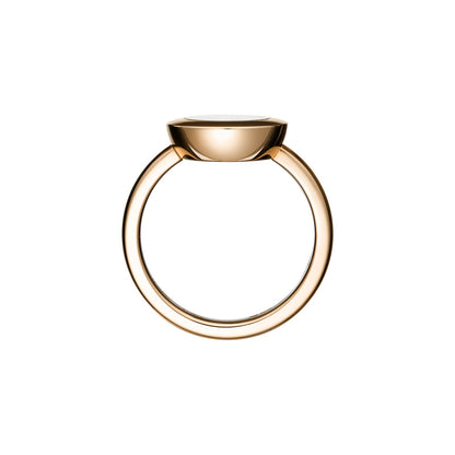 Chopard Happy Diamonds ring in 18k ethical rose gold with diamonds, view 3