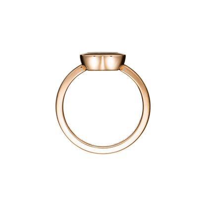 Chopard Happy Diamonds ring in 18k ethical rose gold with diamonds, view 3
