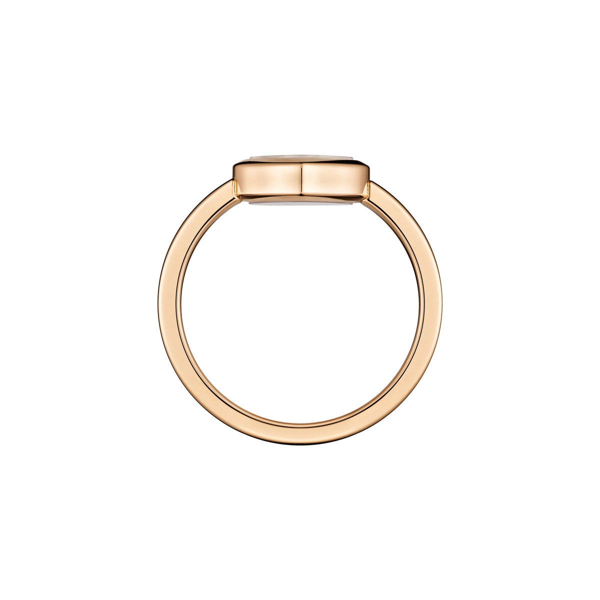 Chopard Happy Diamonds ring in 18k ethical rose gold with diamonds, view 3