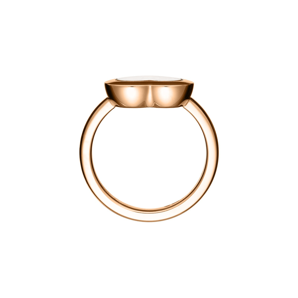 Chopard Happy Diamonds ring in 18k ethical rose gold with diamonds, view 3