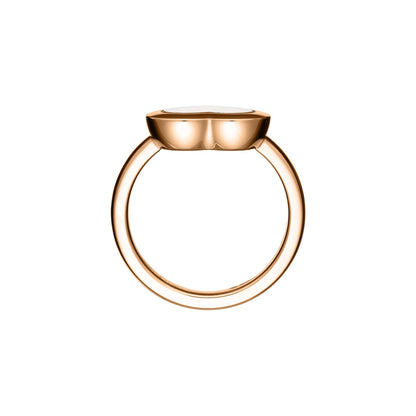 Chopard Happy Diamonds ring in 18k ethical rose gold with diamonds, view 3