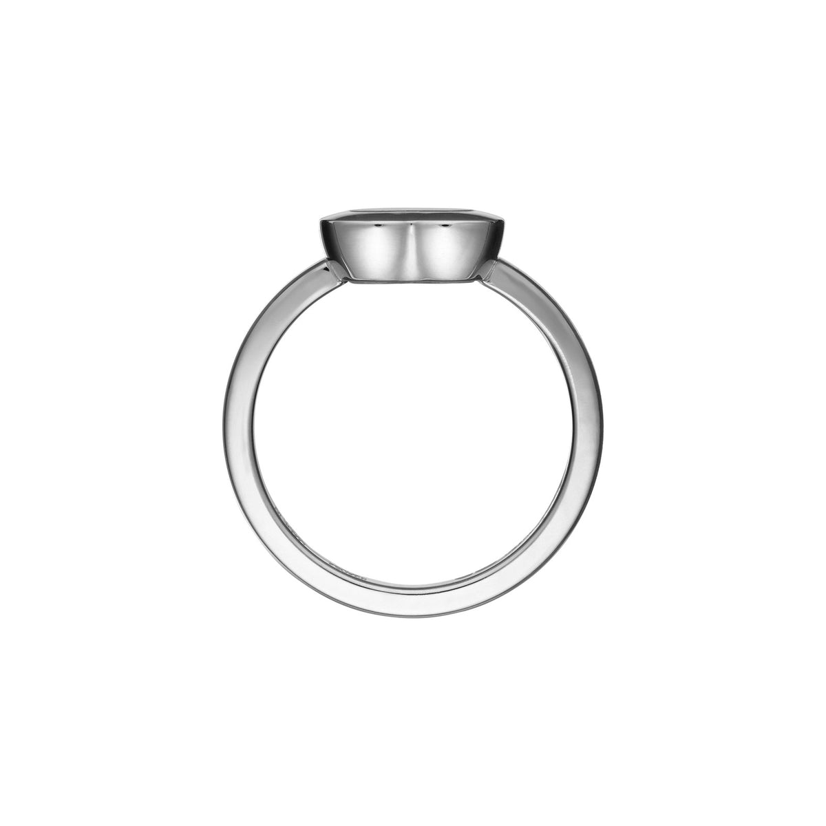 Chopard Happy Diamonds ring in 18k ethical white gold with diamonds, view 3