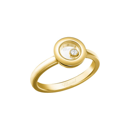 Chopard Happy Diamonds ring in 18k ethical yellow gold with diamonds