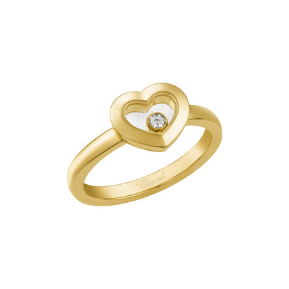 Chopard Happy Diamonds ring in 18k ethical yellow gold with diamonds