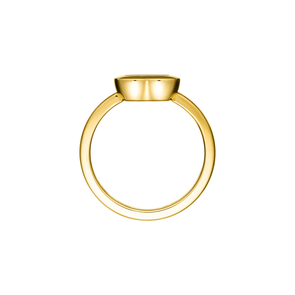 Chopard Happy Diamonds ring in 18k ethical yellow gold with diamonds, view 3