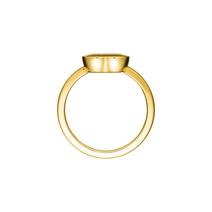 Chopard Happy Diamonds ring in 18k ethical yellow gold with diamonds, view 3