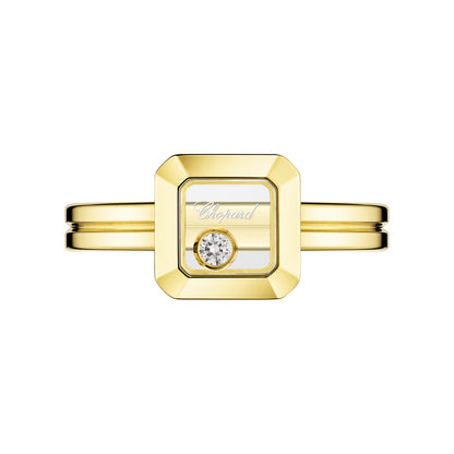Chopard Happy Diamonds ring in 18k ethical yellow gold with diamonds, view 2