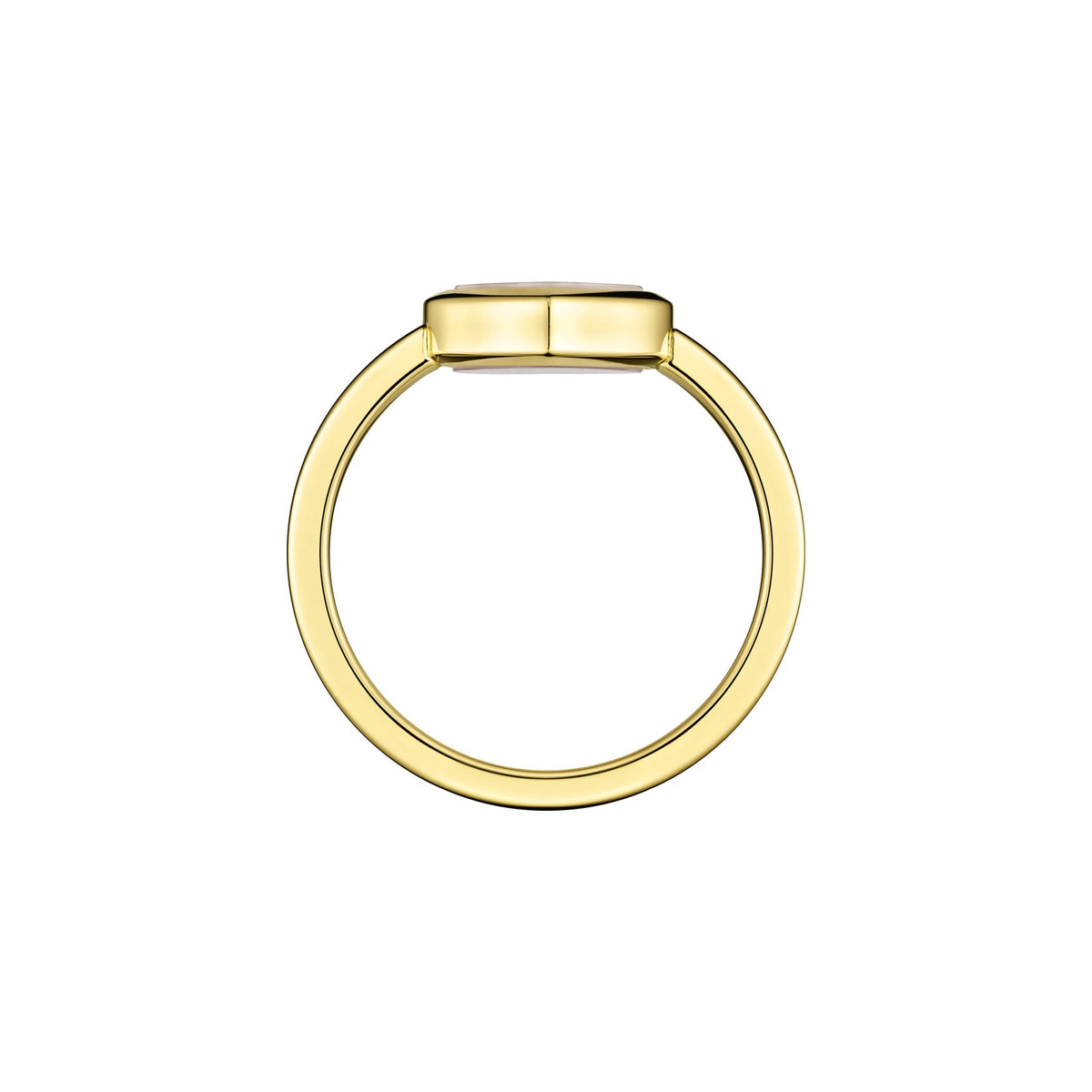 Chopard Happy Diamonds ring in 18k ethical yellow gold with diamonds, view 3