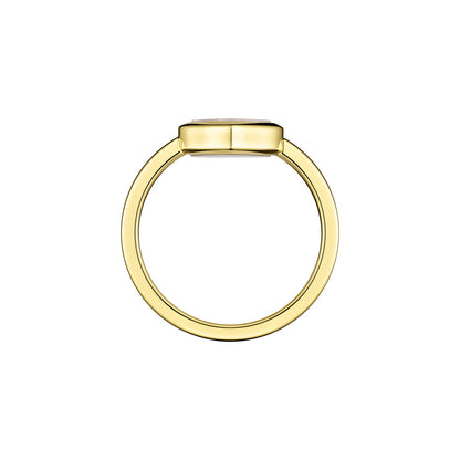 Chopard Happy Diamonds ring in 18k ethical yellow gold with diamonds, view 3