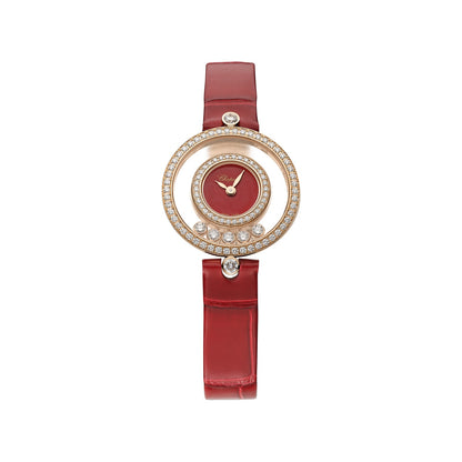 Chopard Happy Diamonds watch in 18k ethical rose gold