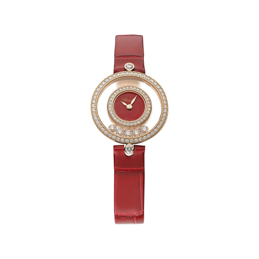 Chopard Happy Diamonds watch in 18k ethical rose gold