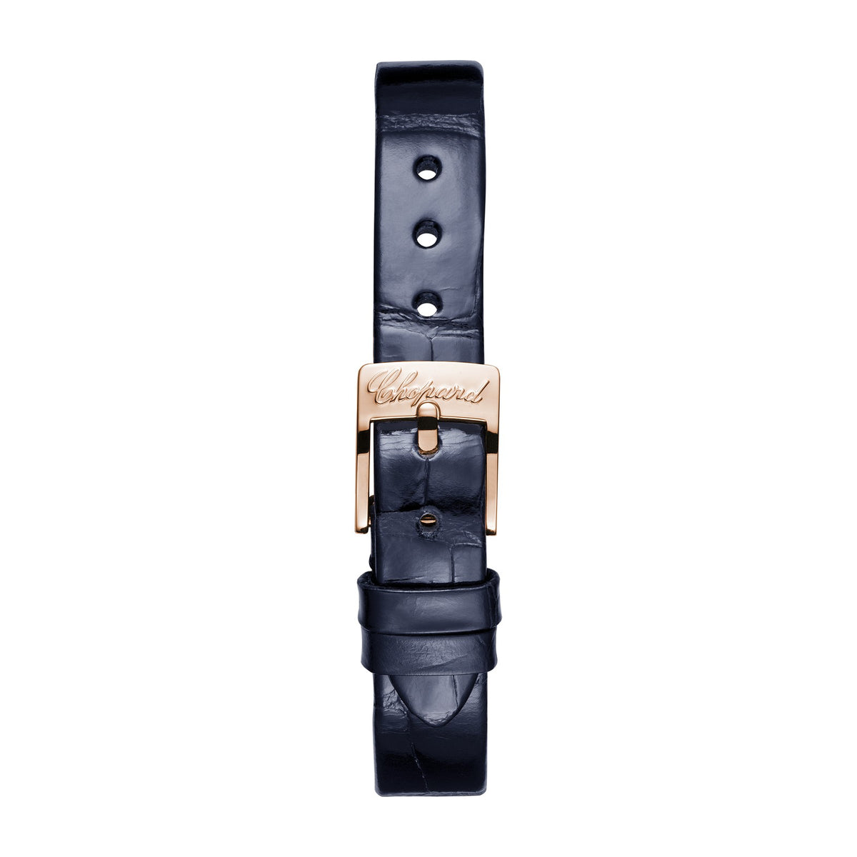Chopard Happy Diamonds watch in 18k ethical rose gold with moving diamonds, view 4