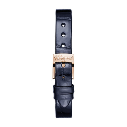 Chopard Happy Diamonds watch in 18k ethical rose gold with moving diamonds, view 4