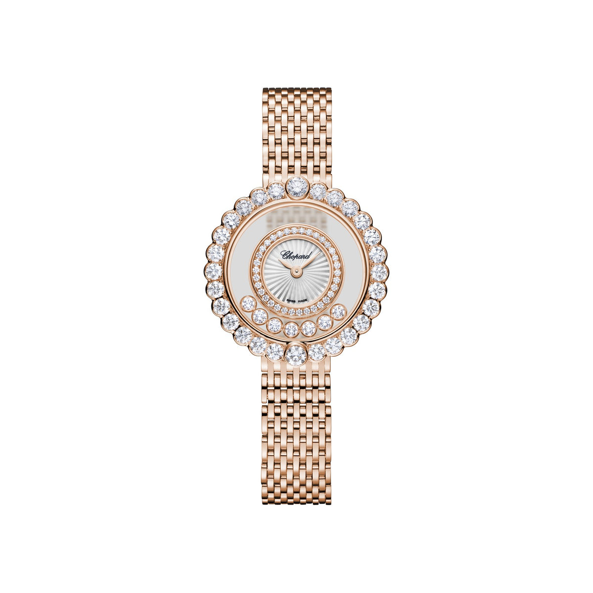 Chopard Happy Diamonds watch in 18k ethical rose gold
