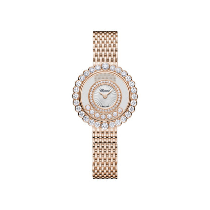 Chopard Happy Diamonds watch in 18k ethical rose gold