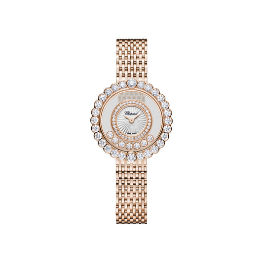 Chopard Happy Diamonds watch in 18k ethical rose gold