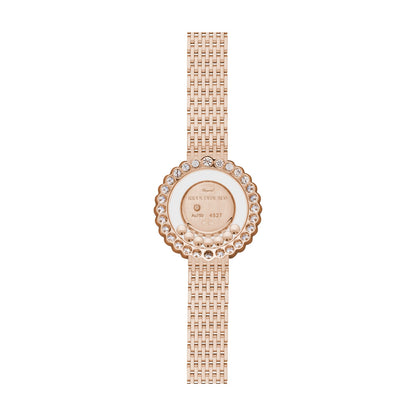 Chopard Happy Diamonds watch in 18k ethical rose gold, view 2