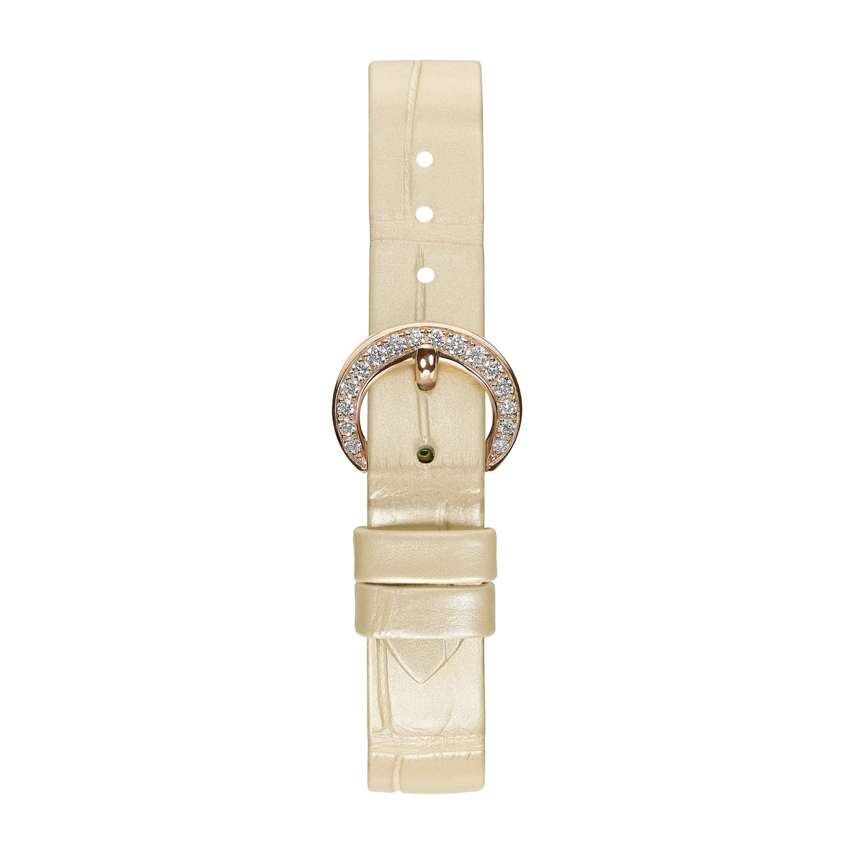 Chopard Happy Diamonds watch in 18k ethical rose gold with moving diamonds, view 4