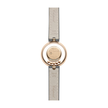 Chopard Happy Diamonds watch in 18k ethical rose gold with moving diamonds, view 2
