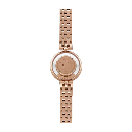 Chopard Happy Diamonds watch in 18k ethical rose gold, view 2