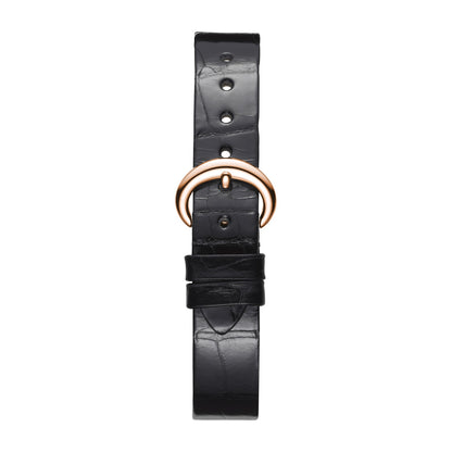 Chopard Happy Diamonds watch in 18k ethical rose gold with moving diamonds, view 4