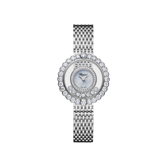 Chopard Happy Diamonds watch in 18k ethical white gold