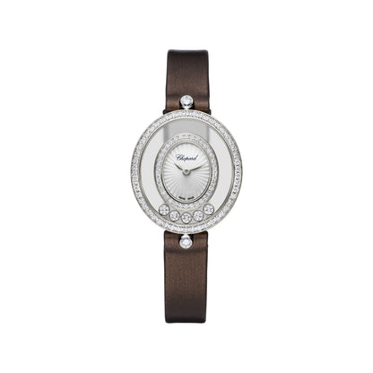 Chopard Happy Diamonds watch in 18k ethical white gold with diamonds