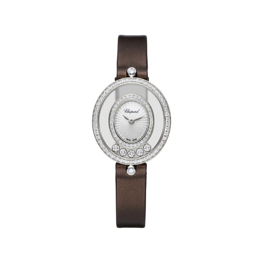 Chopard Happy Diamonds watch in 18k ethical white gold with diamonds