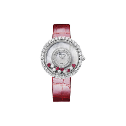 Chopard Happy Diamonds watch in 18k ethical white gold with diamonds